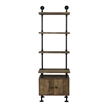 ACME Ensata II TV Stand Side Pier in Rustic Oak  & Black