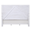 ACME Katia Eastern King Bed in Light Gray Linen - Rustic Gray & Weathered White