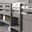 ACME Fabiana Twin Loft Bed w/Storage in Gray