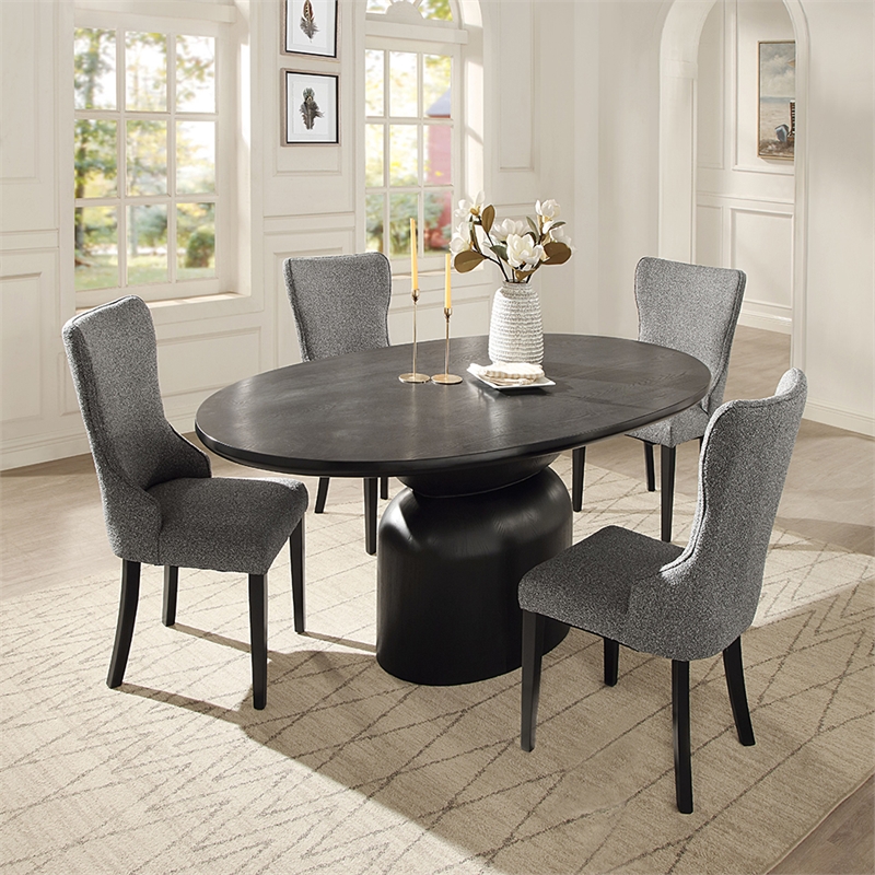 ACME Marioly Dining Table in Ash Black