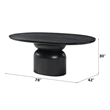 ACME Marioly Dining Table in Ash Black