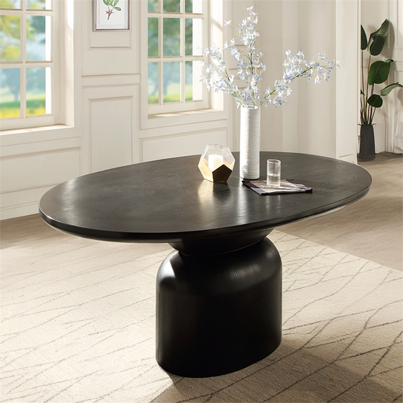 ACME Marioly Dining Table in Ash Black