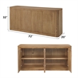 ACME Zoey Server in Oak