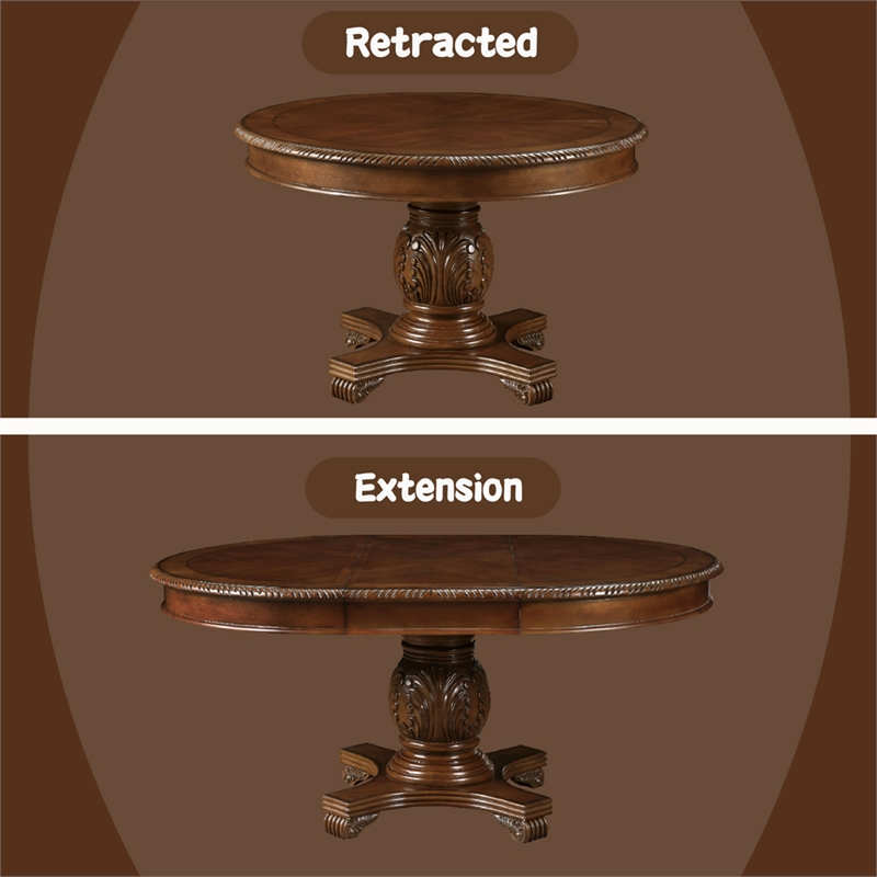 ACME Chateau De Ville Dining Table in Cherry