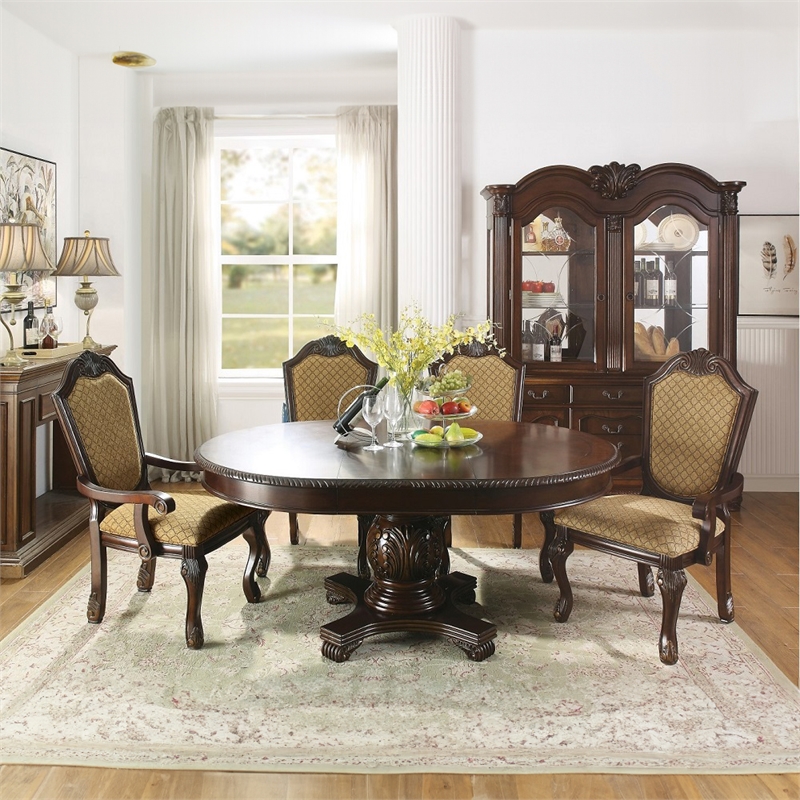 ACME Chateau De Ville Dining Table in Espresso