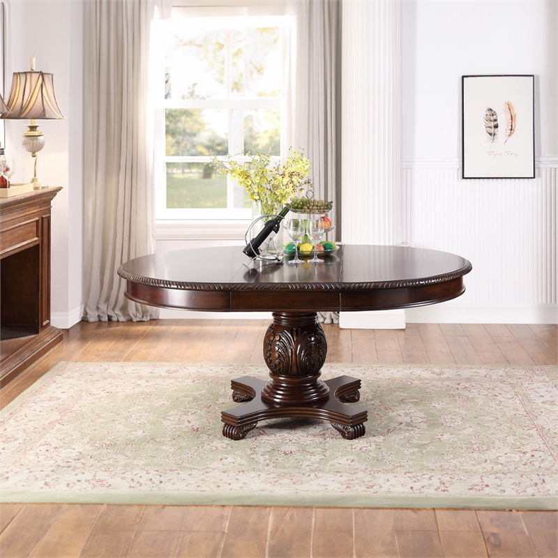 ACME Chateau De Ville Dining Table in Espresso