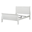 ACME Louis Philippe Eastern King Bed in White