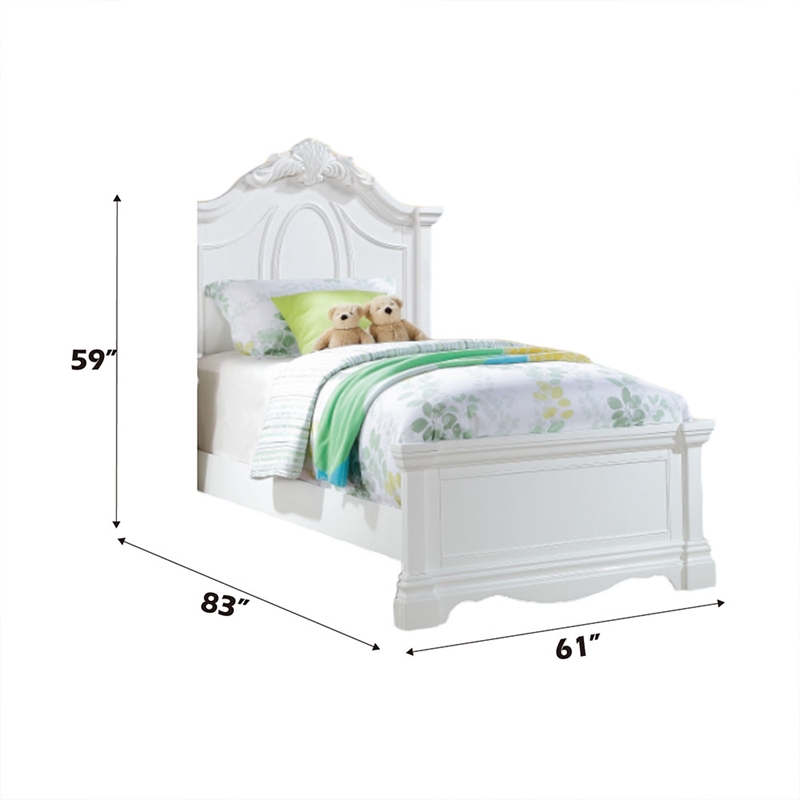 ACME Estrella Full Bed in White