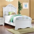 ACME Estrella Twin Bed in White