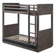 ACME Estevon Bunk Bed (T/T) w/Storage in Gray Oak