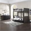 ACME Estevon Bunk Bed (T/T) w/Storage in Gray Oak