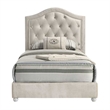 ACME Reggie Full Bed in Beige Fabric