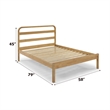 ACME Shamia Full Bed  in Natural