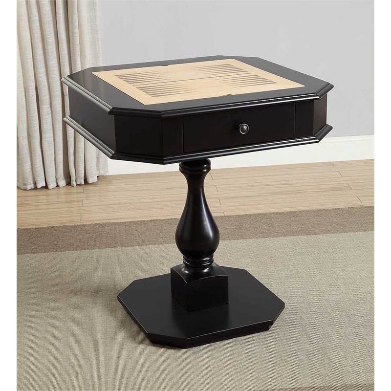 ACME Bishop Game Table in Black
