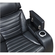 ACME Ephron Power Motion Recliner in Black Leather Air
