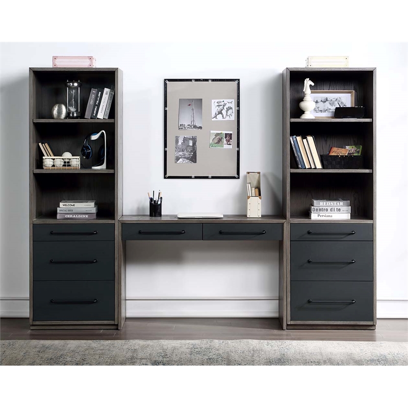 ACME Estevon Writing Desk in Gray Oak