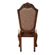 ACME Chateau De Ville Side Chair (Set-2) in Fabric & Cherry