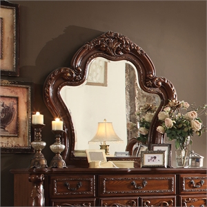 ACME Dresden Mirror in Cherry Oak
