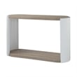 ACME Zoma Sofa Table in White High Gloss & Oak