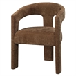 ACME Leonardo Arm Chair (Set-2) in Brown Linen
