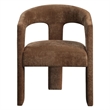 ACME Leonardo Arm Chair (Set-2) in Brown Linen