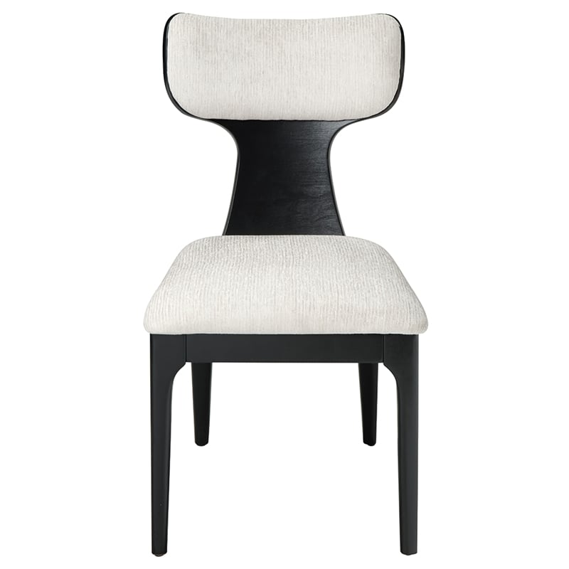 ACME Marioly Side Chair (Set-2) in White Chenille