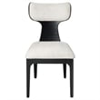 ACME Marioly Side Chair (Set-2) in White Chenille