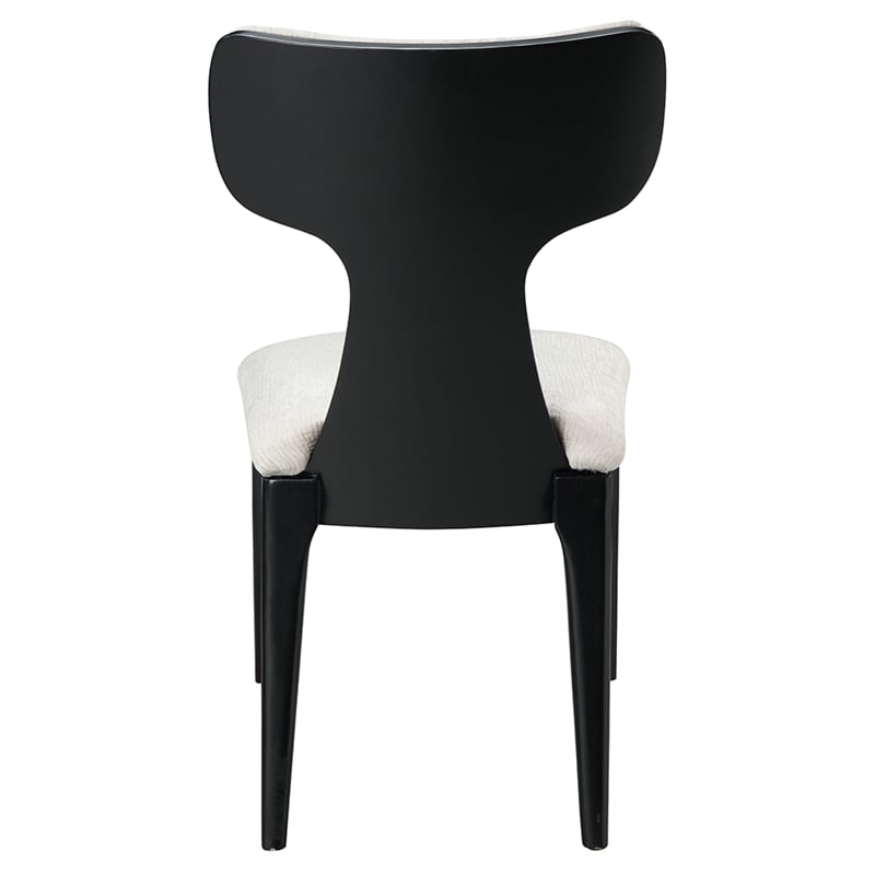 ACME Marioly Side Chair (Set-2) in White Chenille
