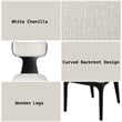 ACME Marioly Side Chair (Set-2) in White Chenille