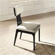 ACME Marioly Side Chair (Set-2) in White Chenille