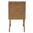 ACME Zoey Side Chair (Set-2) in Chocolate Chenille & Oak