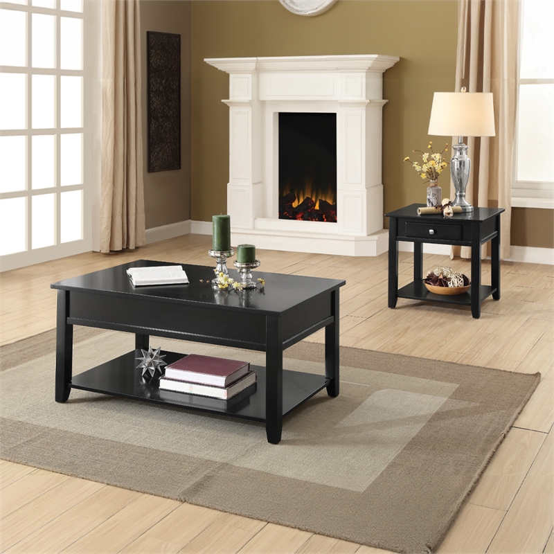 ACME Malachi End Table in Black
