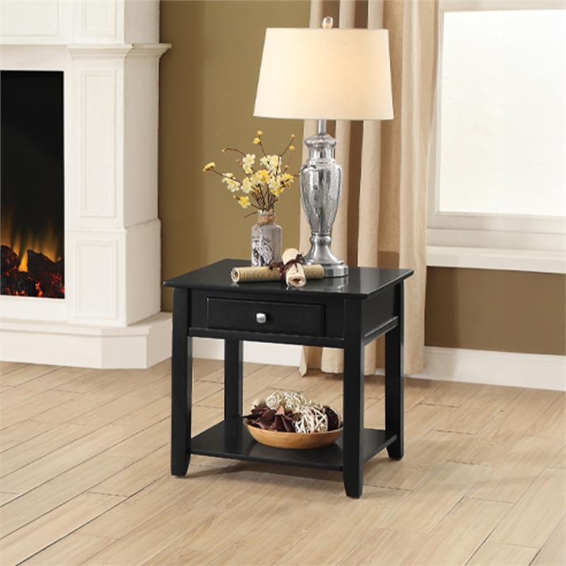 ACME Malachi End Table in Black