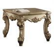 ACME Vendome II End Table in Gold Patina & Bone