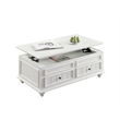 ACME Natesa Coffee Table w/Lift Top in White Washed