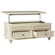 ACME Natesa Coffee Table w/Lift Top in White Washed
