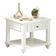 ACME Natesa End Table in White Washed