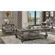 ACME Versailles End Table in Antique Platinum