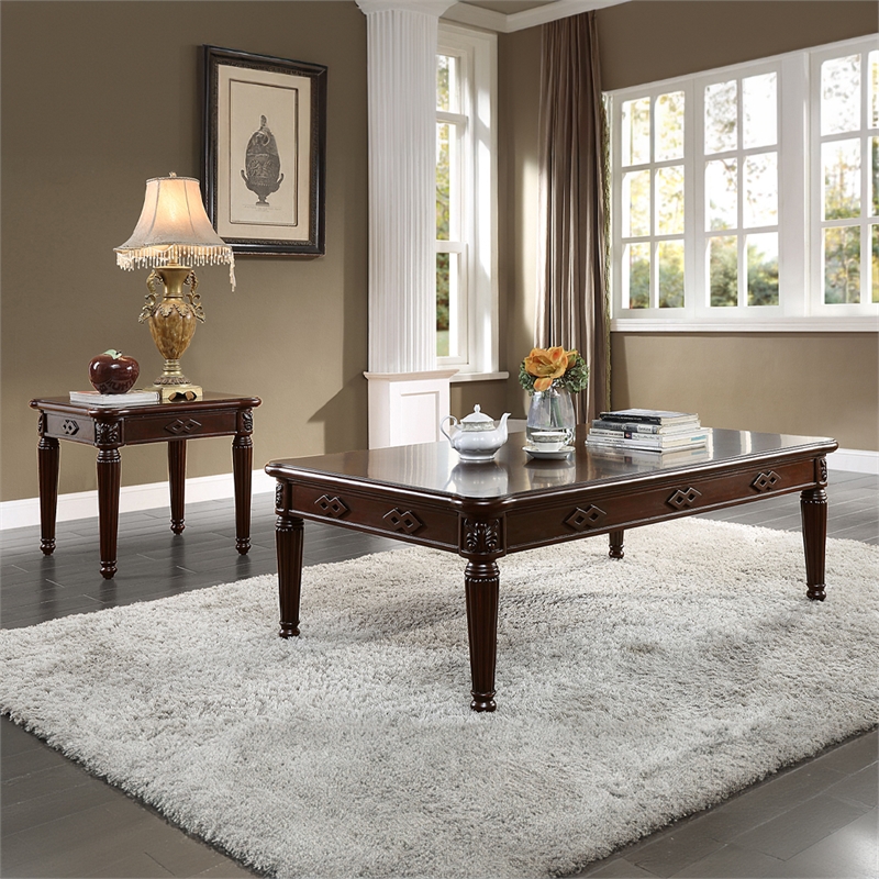 ACME Chateau De Ville Coffee Table in Espresso