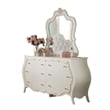 ACME Edalene Mirror in Pearl White