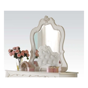ACME Edalene Mirror in Pearl White