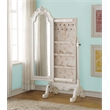ACME Edalene Jewelry Armoire in Pearl White