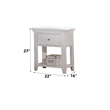 ACME Lacey Nightstand in White