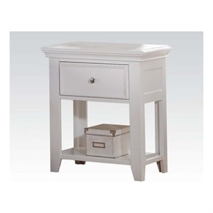 ACME Lacey Nightstand in White