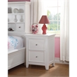 ACME Lacey Nightstand in White