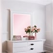 ACME Lacey Mirror in White