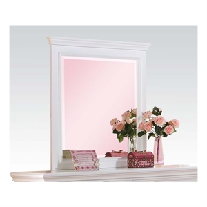 ACME Lacey Mirror in White