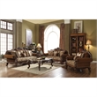 ACME Jardena Sofa w/6 Pillows(Same LV01591) in Fabric & Cherry Oak
