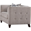 ACME Cyndi Chair w/Pillow in Tan Velvet