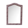 ACME Reggie Mirror in Pink Fabric